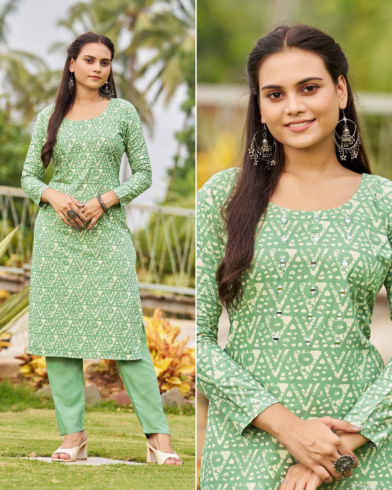 Sibori Vol1 Rayon Print Kurti And Pant Catalogue